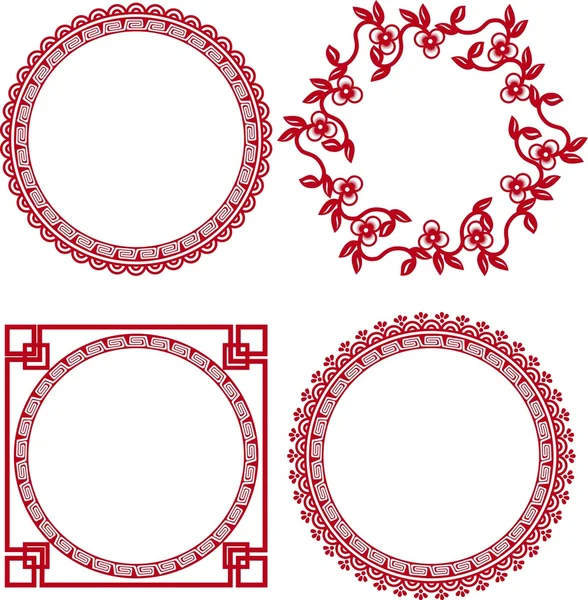Chinese picture frames Vector Art Stock Images Depositphotos