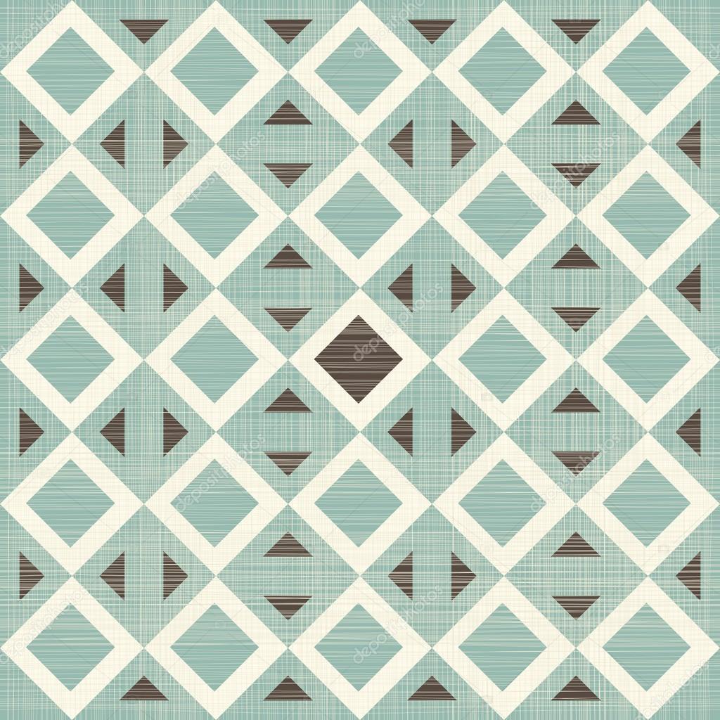 Seamless geometric pattern fabric texture