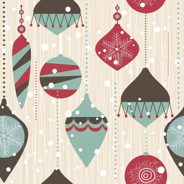 Seamless christmas pattern — Stock Vector