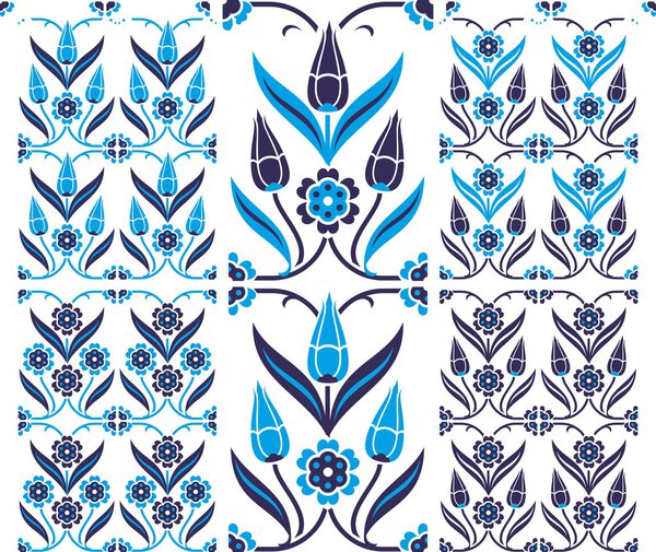 Набор узоров в традиционном турецком стиле
