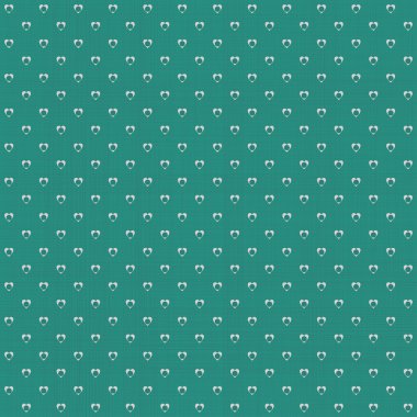 Dikişsiz kalpler polka noktalı deseni