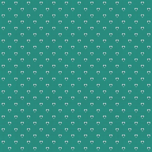 Naadloze harten polka dot patroon — Stockvector