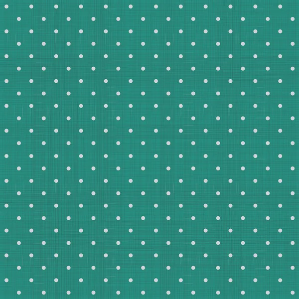 Naadloze polka dot patroon met retro textuur — Stockvector