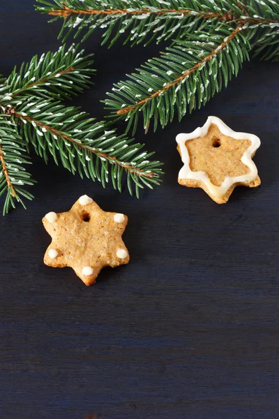 Lebkuchen zu Weihnachten. — Stockfoto