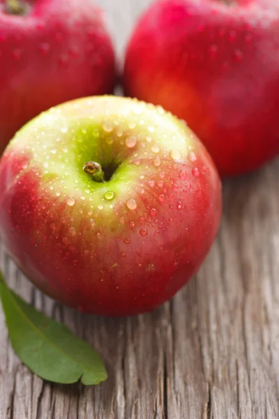 Röda äpplen. — Stockfoto