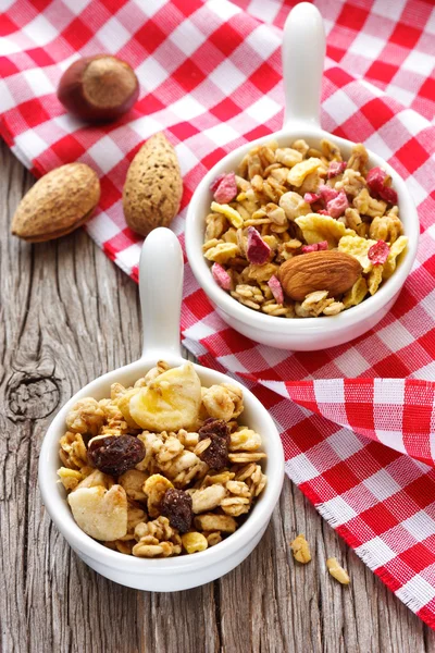 Granola caseira . — Fotografia de Stock