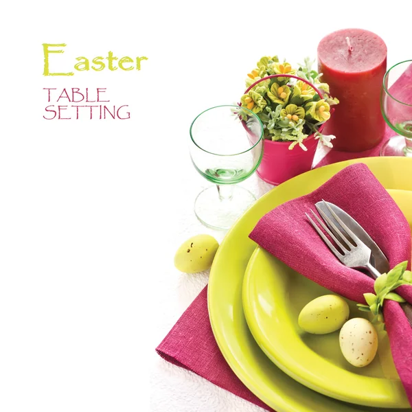 Easter table setting. Royalty Free Stock Photos