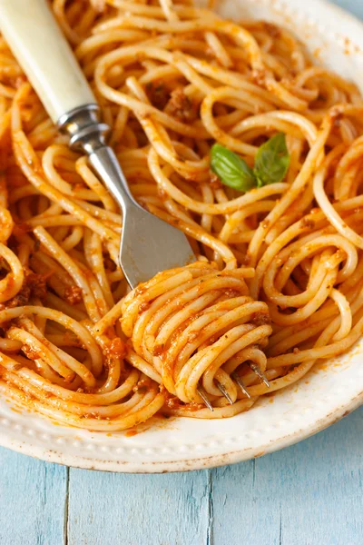 Spaghetti alla bolognese . — Foto Stock