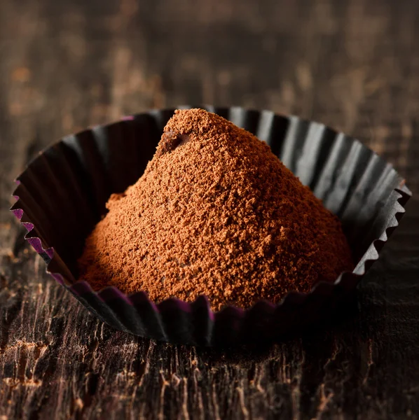 Tartufo di cioccolato . — Foto Stock