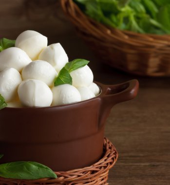 İtalyan mozzarella peyniri.