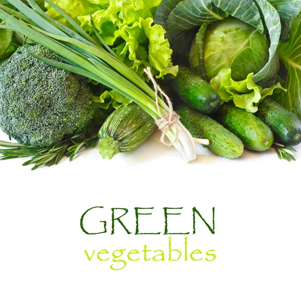 Green vegetables. Royalty Free Stock Images