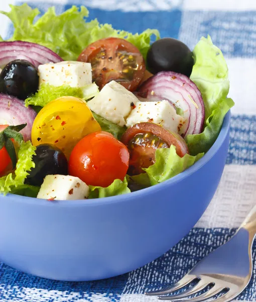 Griechischer Salat. — Stockfoto