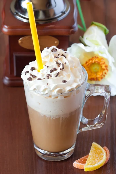 Café com leite. — Fotografia de Stock