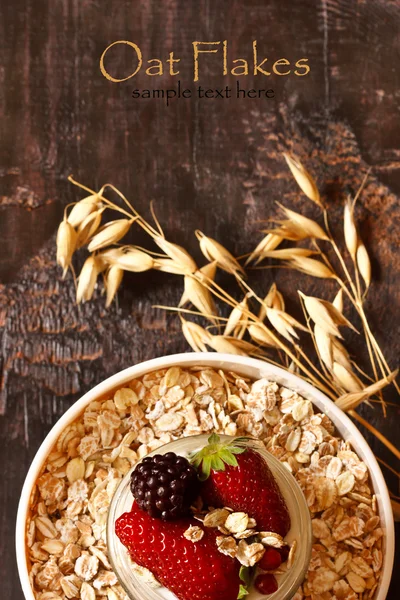 Harina de avena. — Foto de Stock