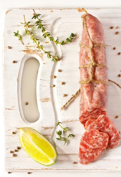 Salami. — Stockfoto