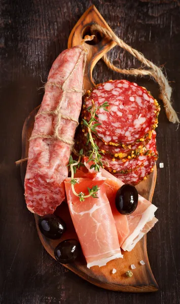 Spuntino di carne . — Foto Stock