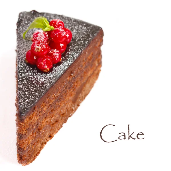 Torta al cioccolato . — Foto Stock