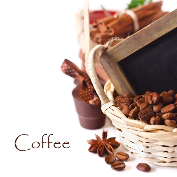 Coffee and chocolate. — Stock Photo, Image