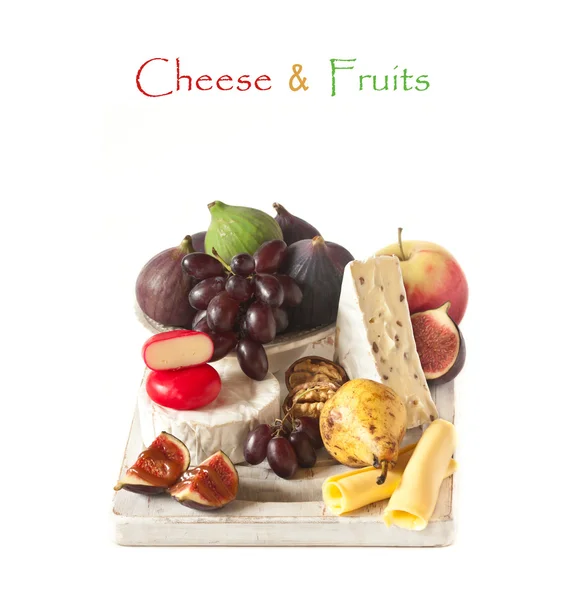 Cheese plate. — Stock Photo, Image