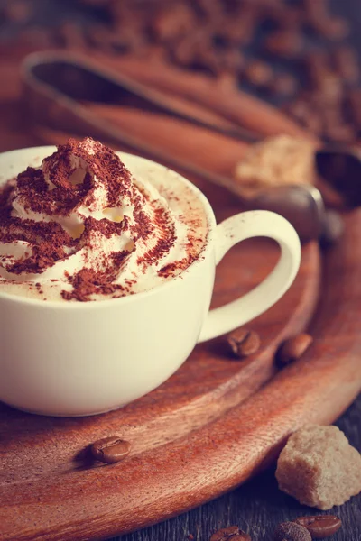 Xícara de cappuccino . — Fotografia de Stock