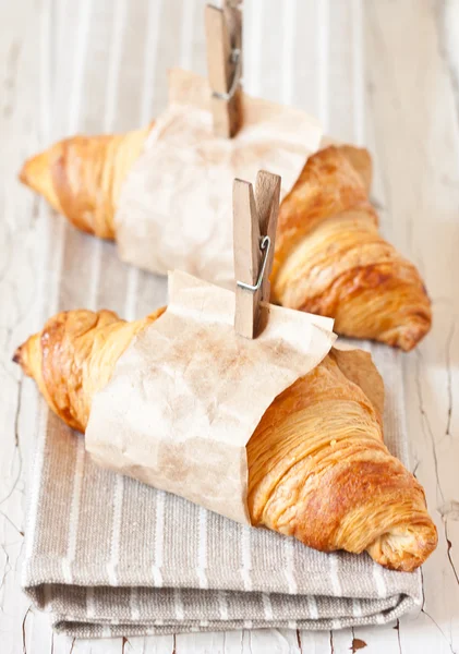 Čerstvé croissanty. — Stock fotografie