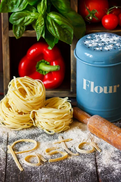 Homemade pasta. — Stock Photo, Image