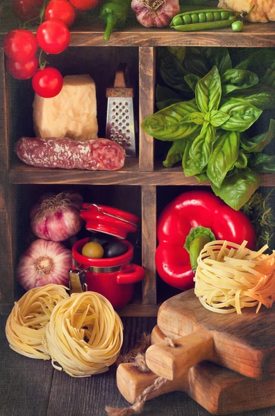 Voedingsmiddelen en nieuwe voedselingrediënten. — Stockfoto