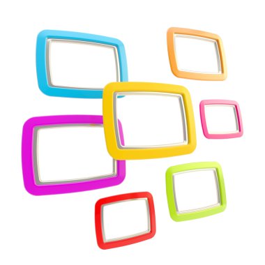 Grup boş boşaltmak izole kare