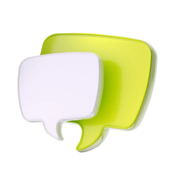 Text speech bubble icon isolated — Stock Photo, Image