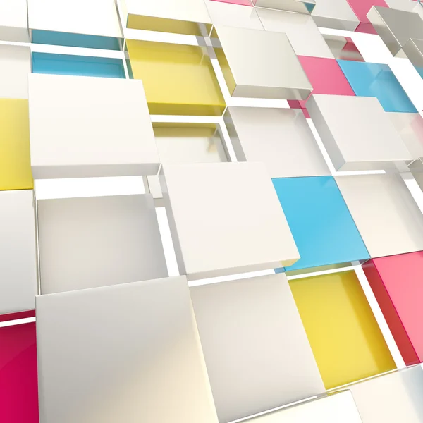Würfel abstrakter Copyspace Hintergrund — Stockfoto