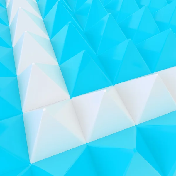 Abstract background made of pyramids — Stock Photo, Image