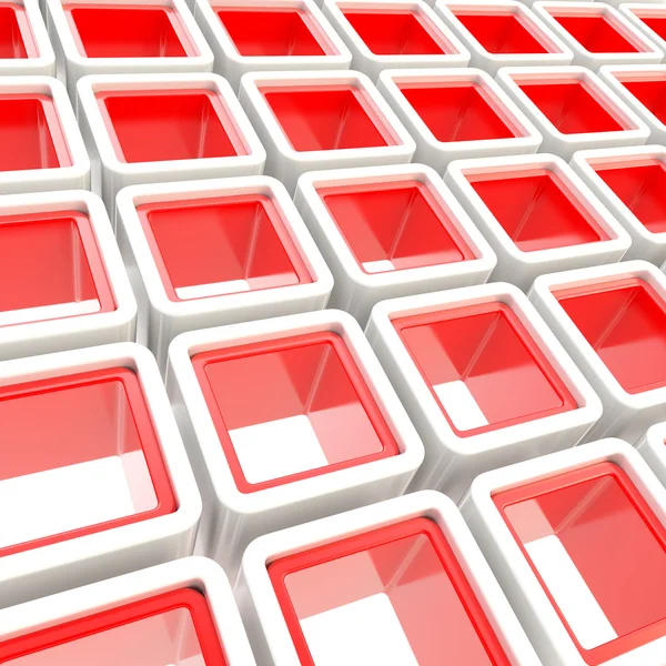 Fondo abstracto de composición de células de cubo colorido — Foto de Stock