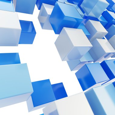 arka plan parlak küp yaptı