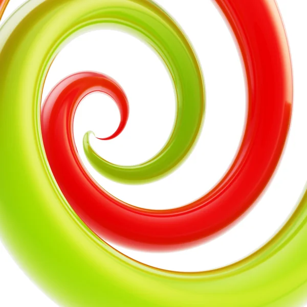 Vred kurva tube vortex som abstrakt bakgrund — Stockfoto