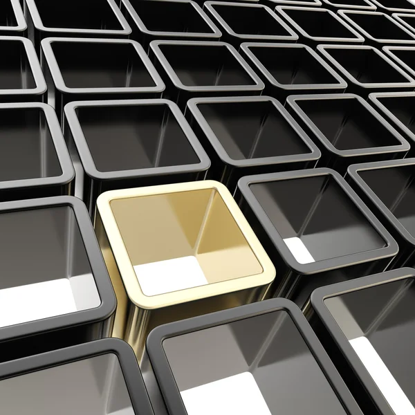 Färgglada kub cell sammansättning som abstrakt bakgrund — Stockfoto