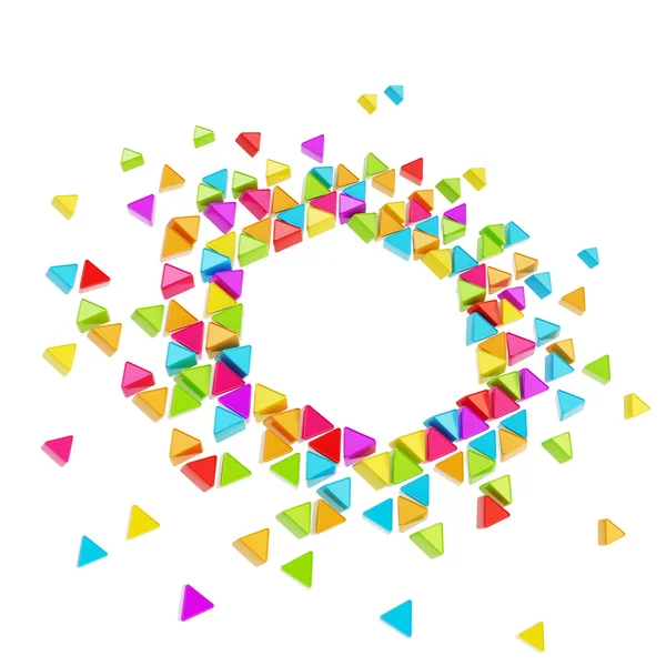 Abstract copyspace hexagon frame background isolated — Stock Photo, Image