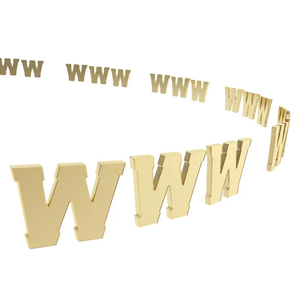 World wide web symbols as copyspace background — Stock Photo, Image