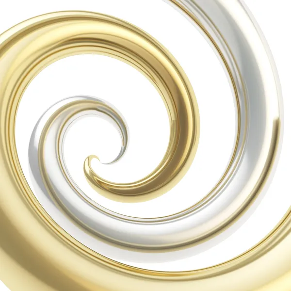 Twirled curve tube vortex as abstract background — Stock Photo, Image