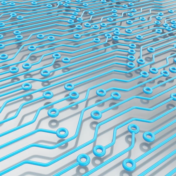 Schema del microcircuito come sfondo astratto — Foto Stock