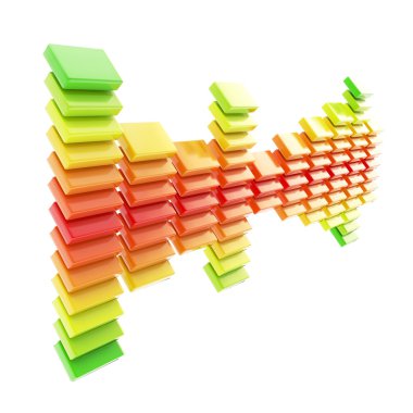 örnek istatistik veri boyutlu amblemi simgesi