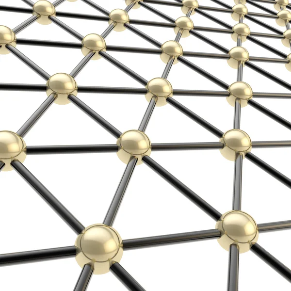 Network structure composition as abstract background — Stock Photo, Image