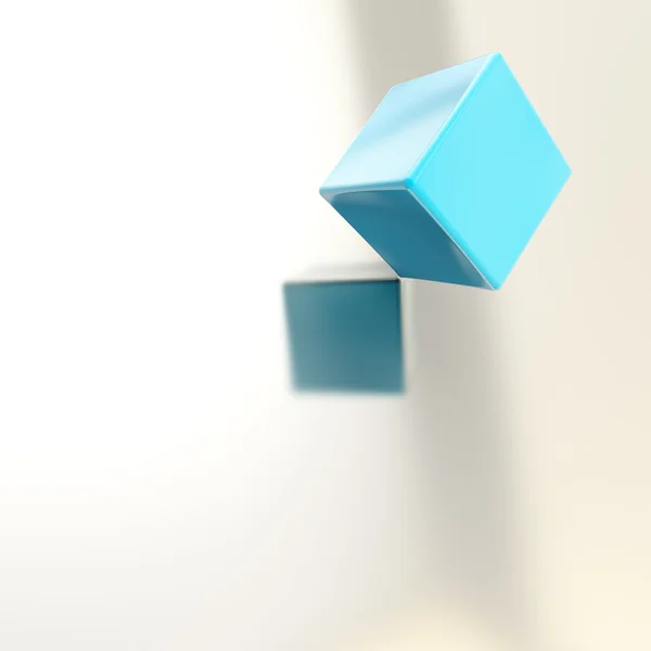 Абстрактный копировальный фон кубов над поверхностью — стоковое фото