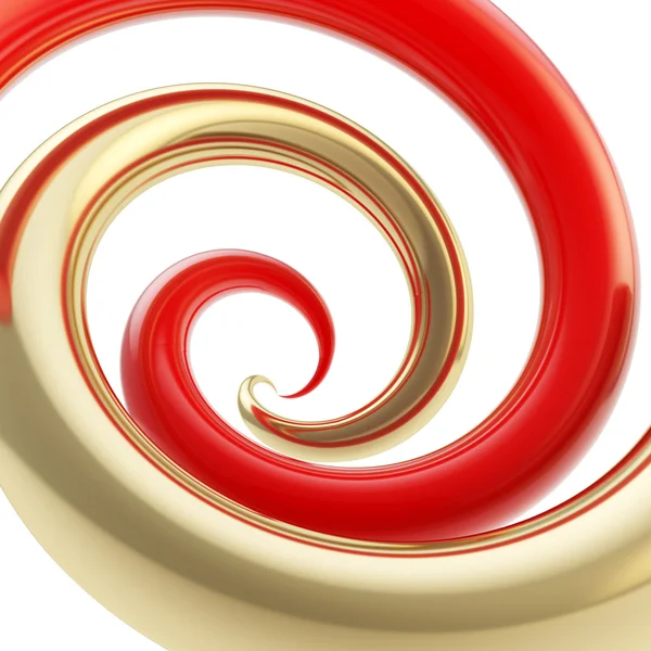 Twirled curve tube vortex as abstract background — Stock Photo, Image