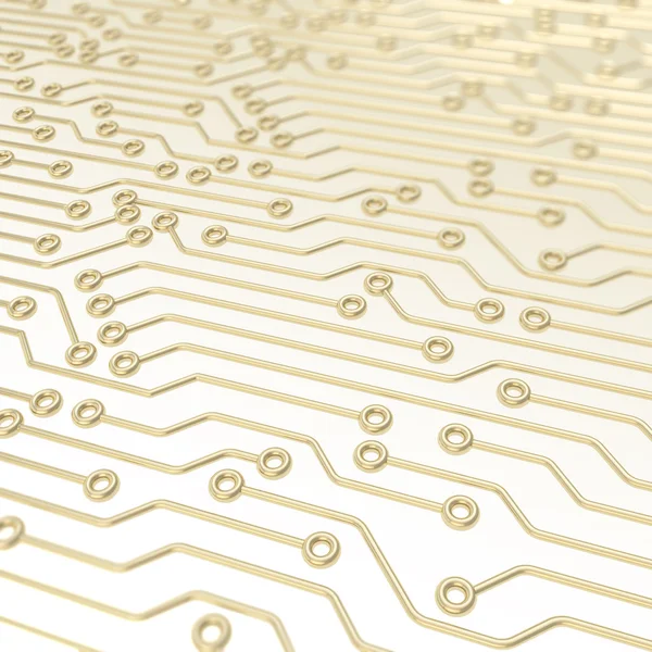 Microcircuit chip scheme as abstract background — Stock Photo, Image