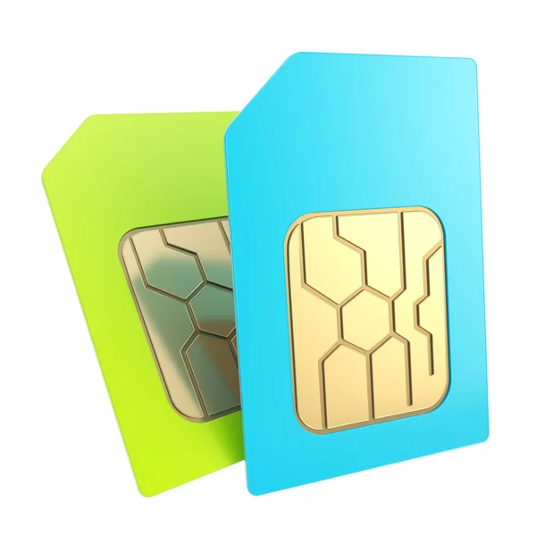dounble telefon SIM kartları ile izole devre mikroçip