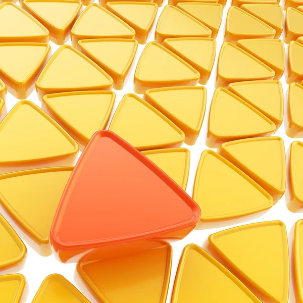 Abstract background made of glossy triangles — Stock Photo, Image