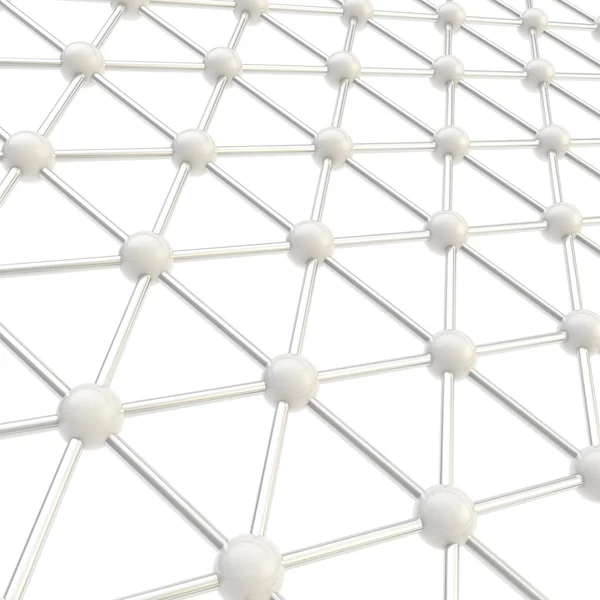 Composición de la estructura de red como fondo abstracto — Foto de Stock