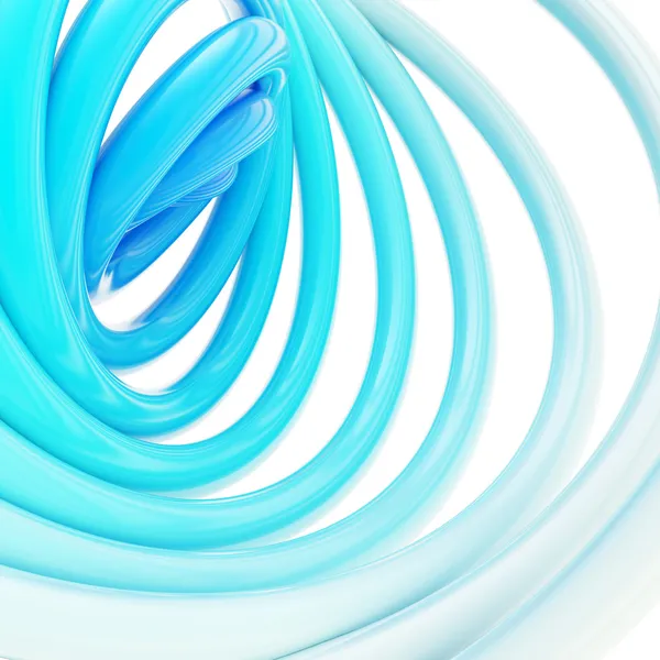Abstract background made of glossy hoop torus rings — Stock Photo, Image