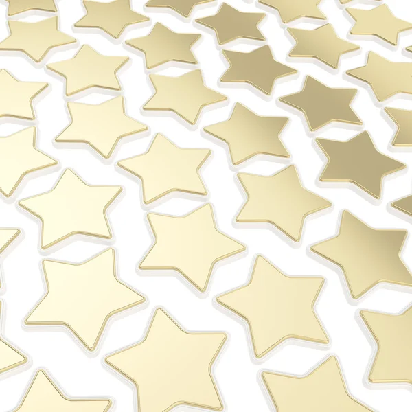 Fundo abstrato feito de estrelas douradas — Fotografia de Stock