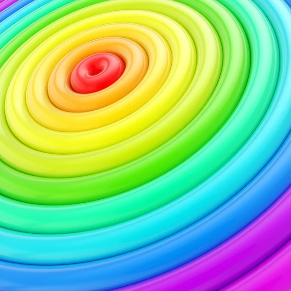 Abstract background made of glossy hoop torus rings — Stock Photo, Image